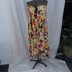 Strapless sundress